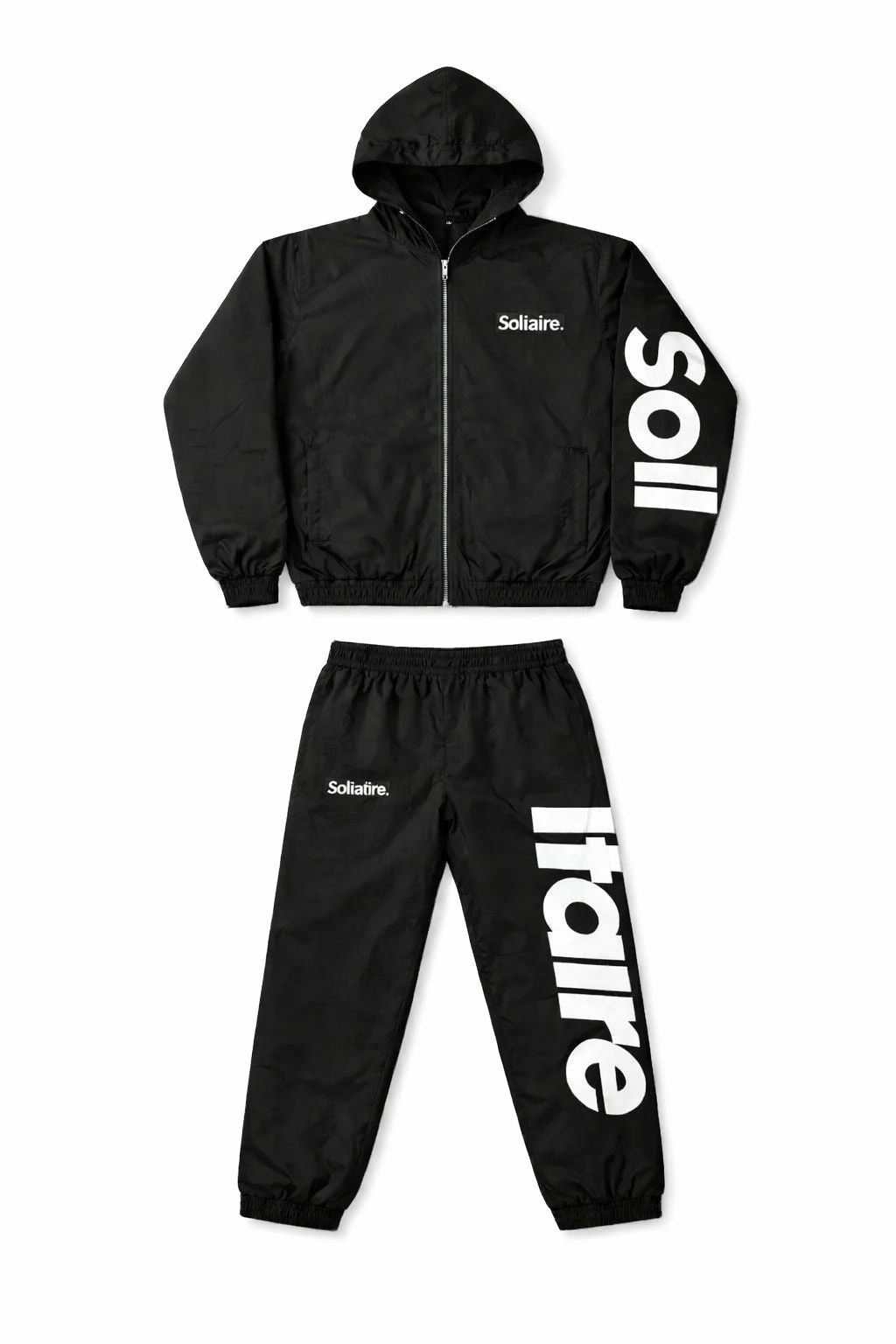 Solitare Nylon Set Black/White