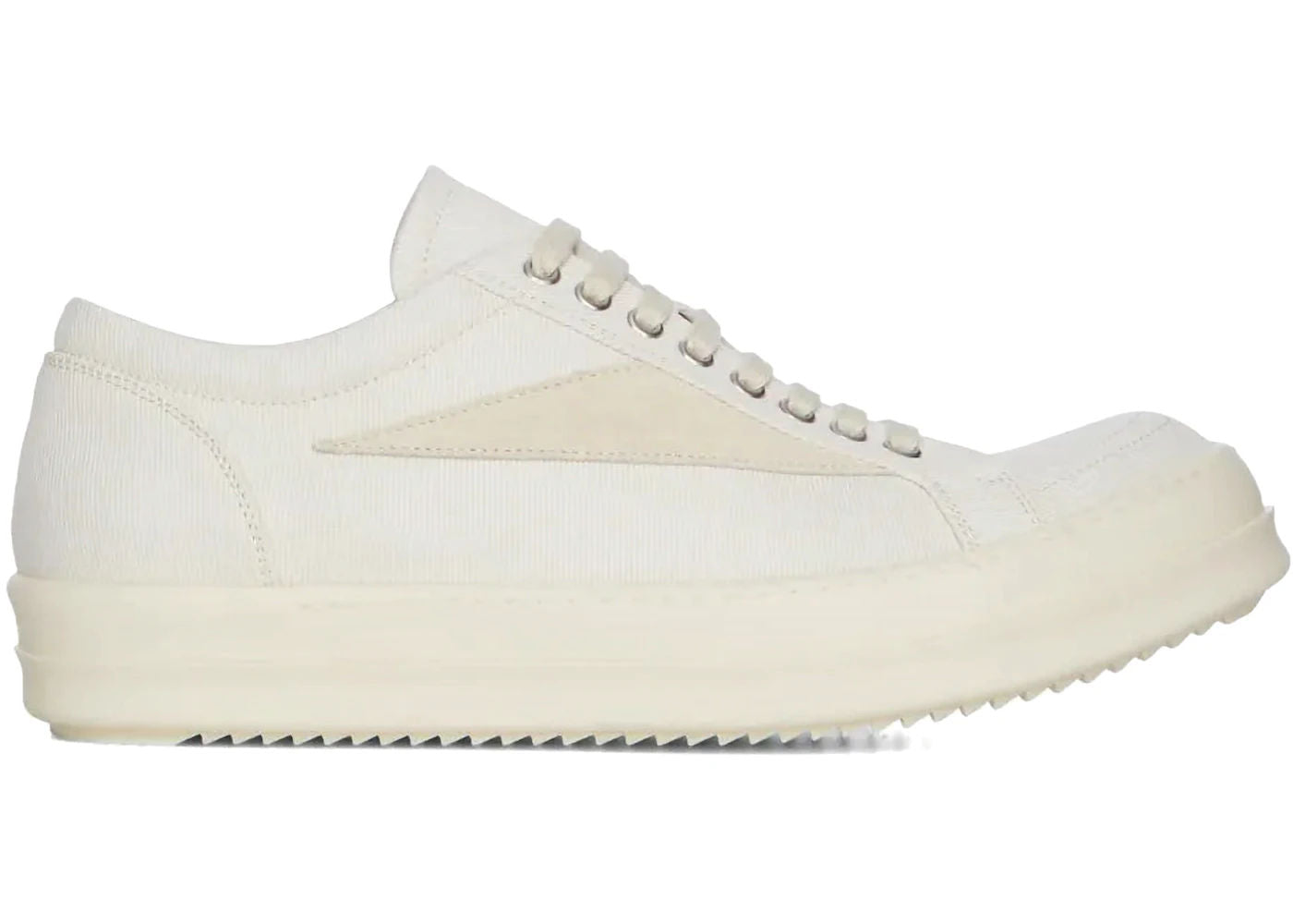 Rick Owens DRKSHDW Temple Vintage Low Sneaks Cream Milk