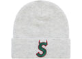 Supreme New Era Devil S Logo Beanie Ash Grey