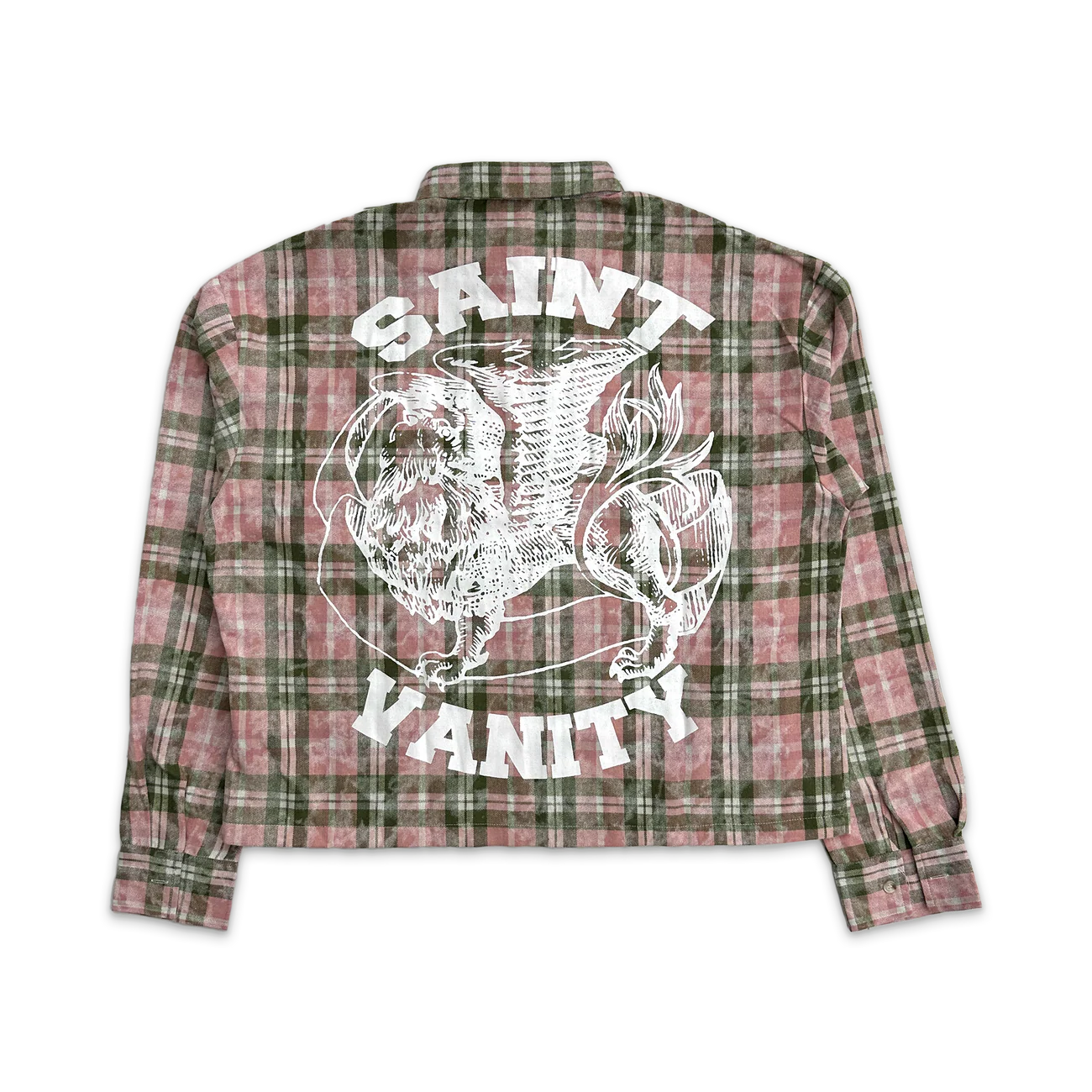 Pink/Green Saint Vanity Flannel